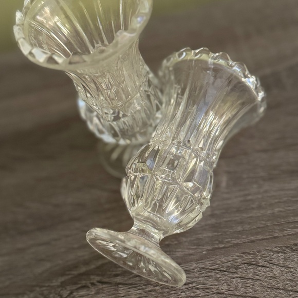 Vintage Pedestal Vase / Bud Vase - Pair - Picture 4 of 6